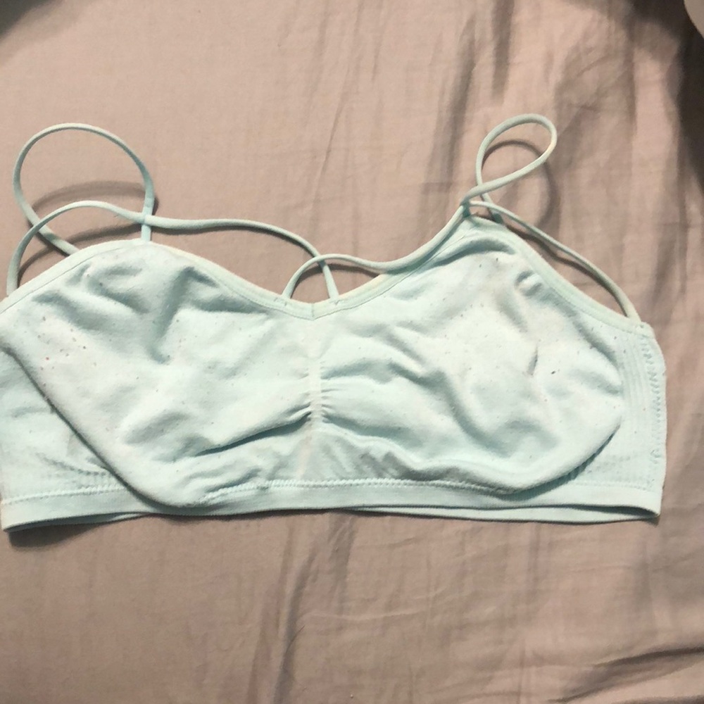 Blue bralette